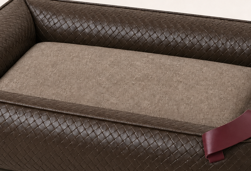 OlaAspen temporary material and cushion detail